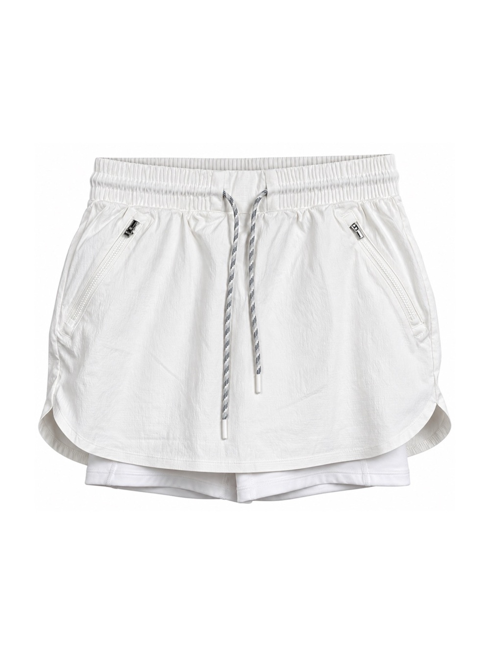 Athleta Trekkie Skort Size 6 Magnolia White Built-In Shorts Hiking Travel Outdoo